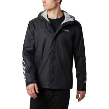 Columbia Jas Heren, PFG Storm Big Zwart Grijs, 95UWJMYLT